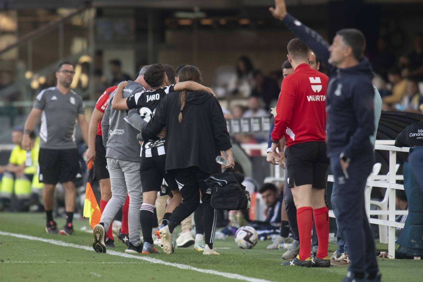 La derrota el Cartagena frente a Las Palmas, en imágenes