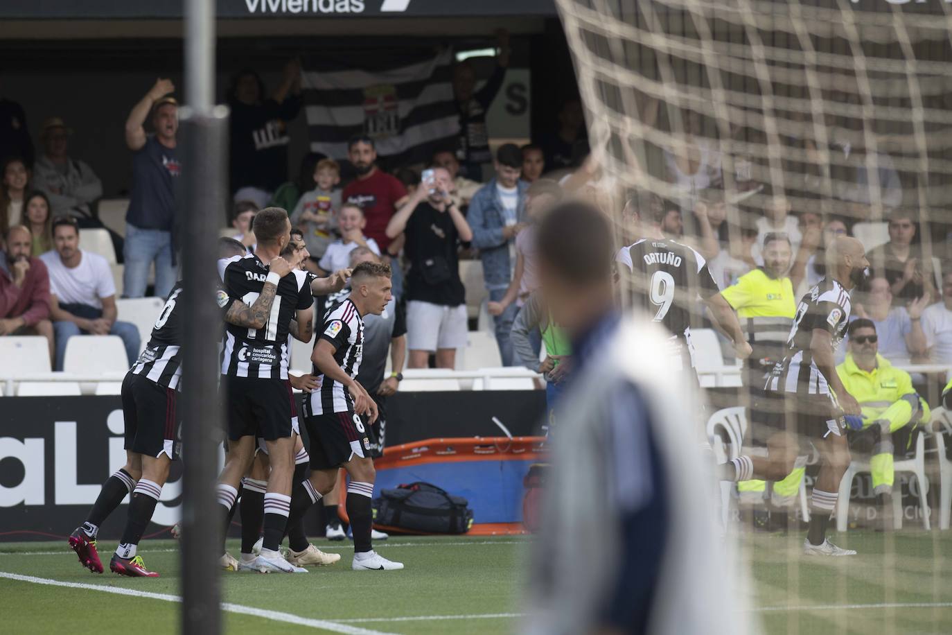 La derrota el Cartagena frente a Las Palmas, en imágenes