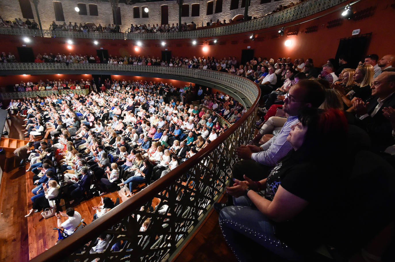 El mitin de Aznar, Miras y Ballesta en Murcia, en imágenes