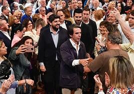 El mitin de Aznar, Miras y Ballesta en Murcia, en imágenes