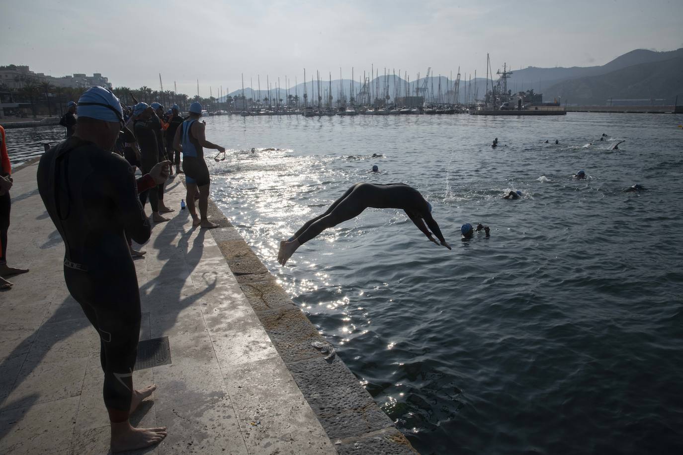 El XVI Triatlón Ciudad de Cartagena SERTRI, en imágenes