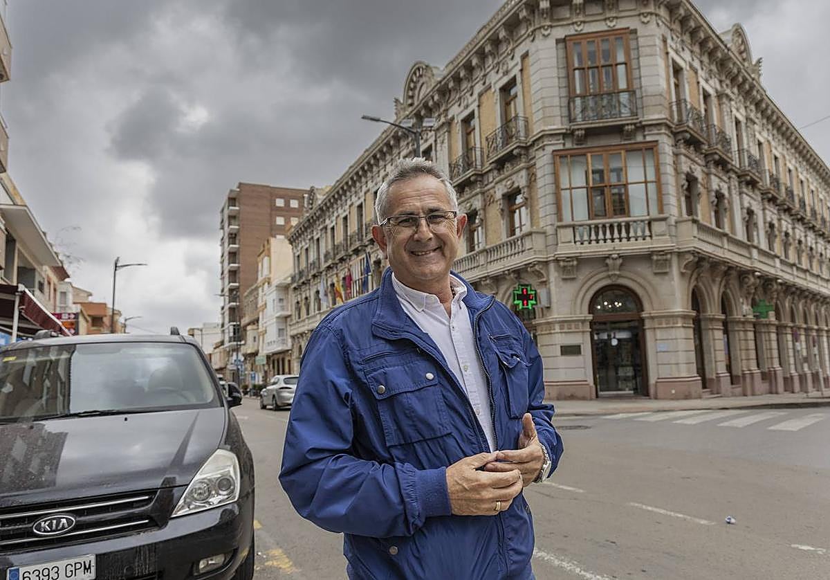 El alcalde y candidato a la reelección, Pedro López.