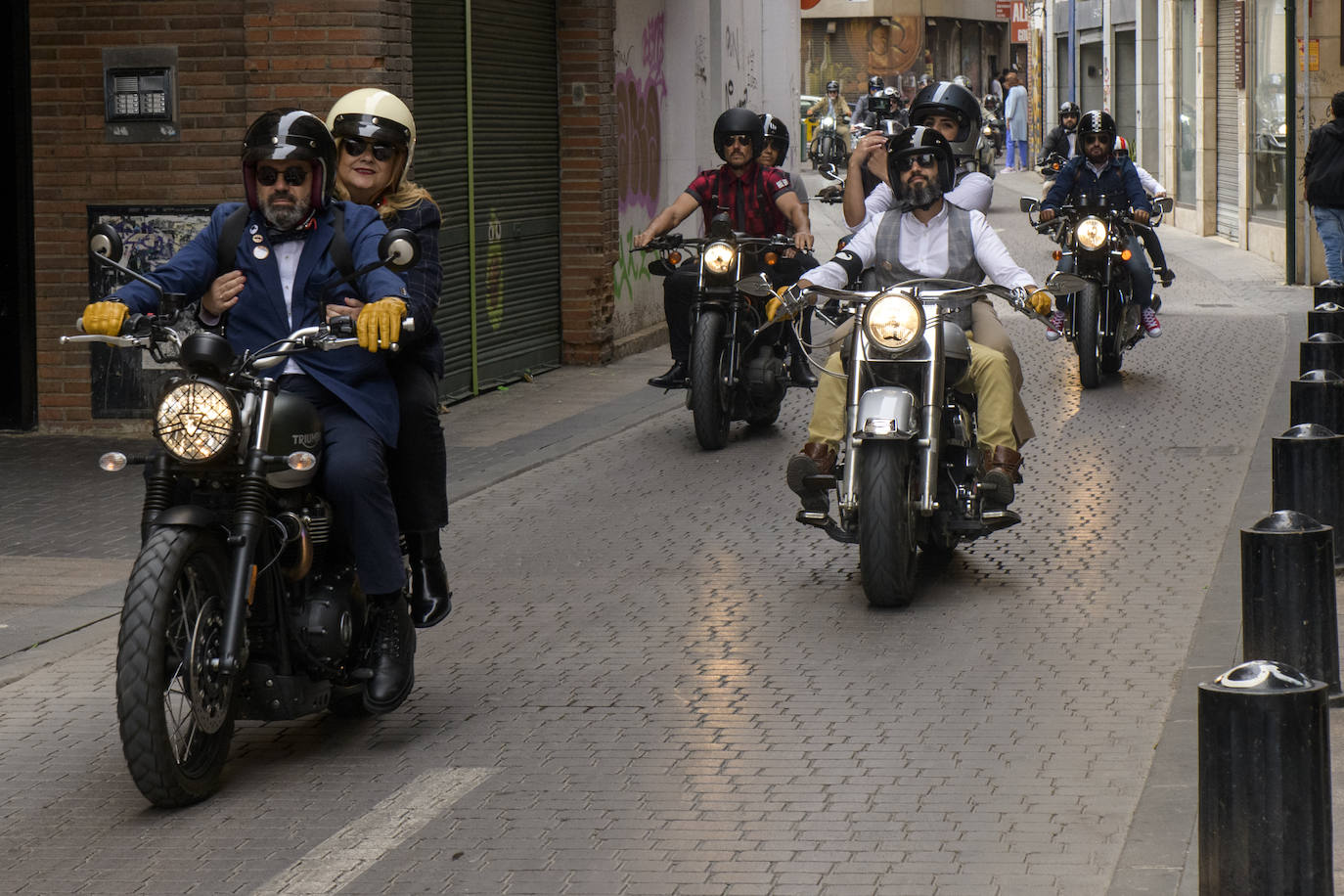 Las imágenes de la concentración de moteros en Santa Eulalia