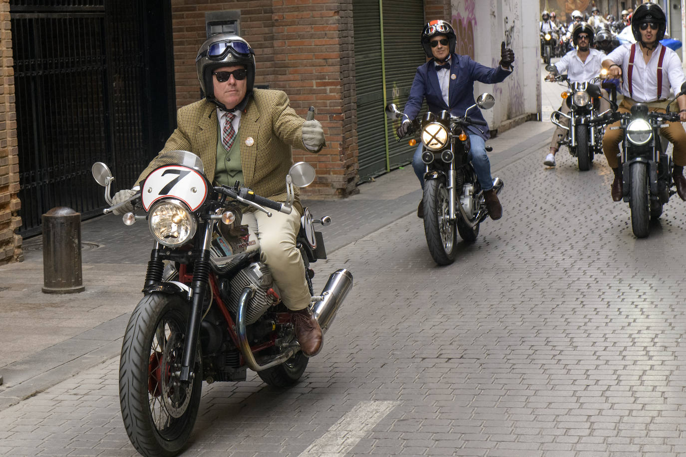 Las imágenes de la concentración de moteros en Santa Eulalia