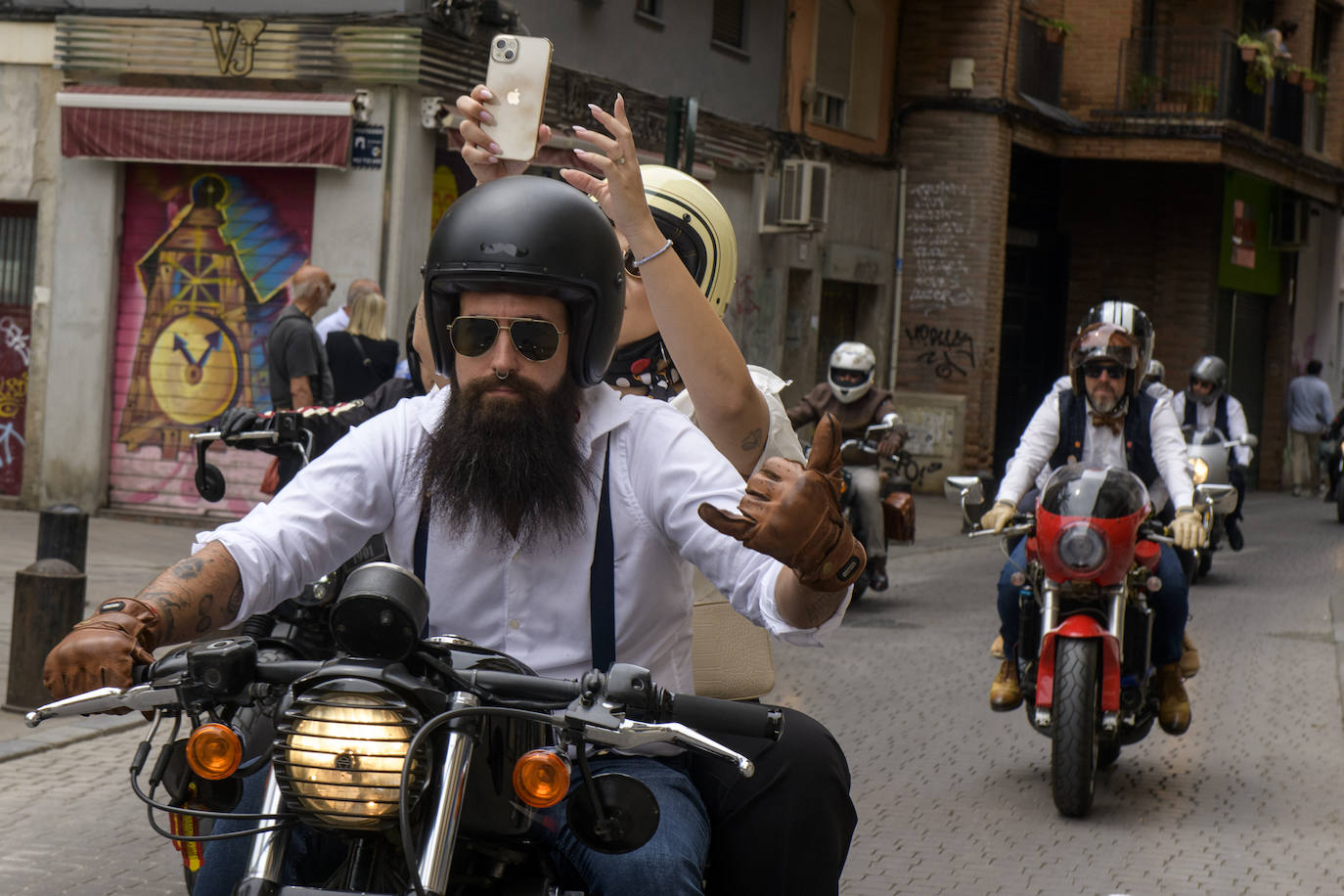 Las imágenes de la concentración de moteros en Santa Eulalia