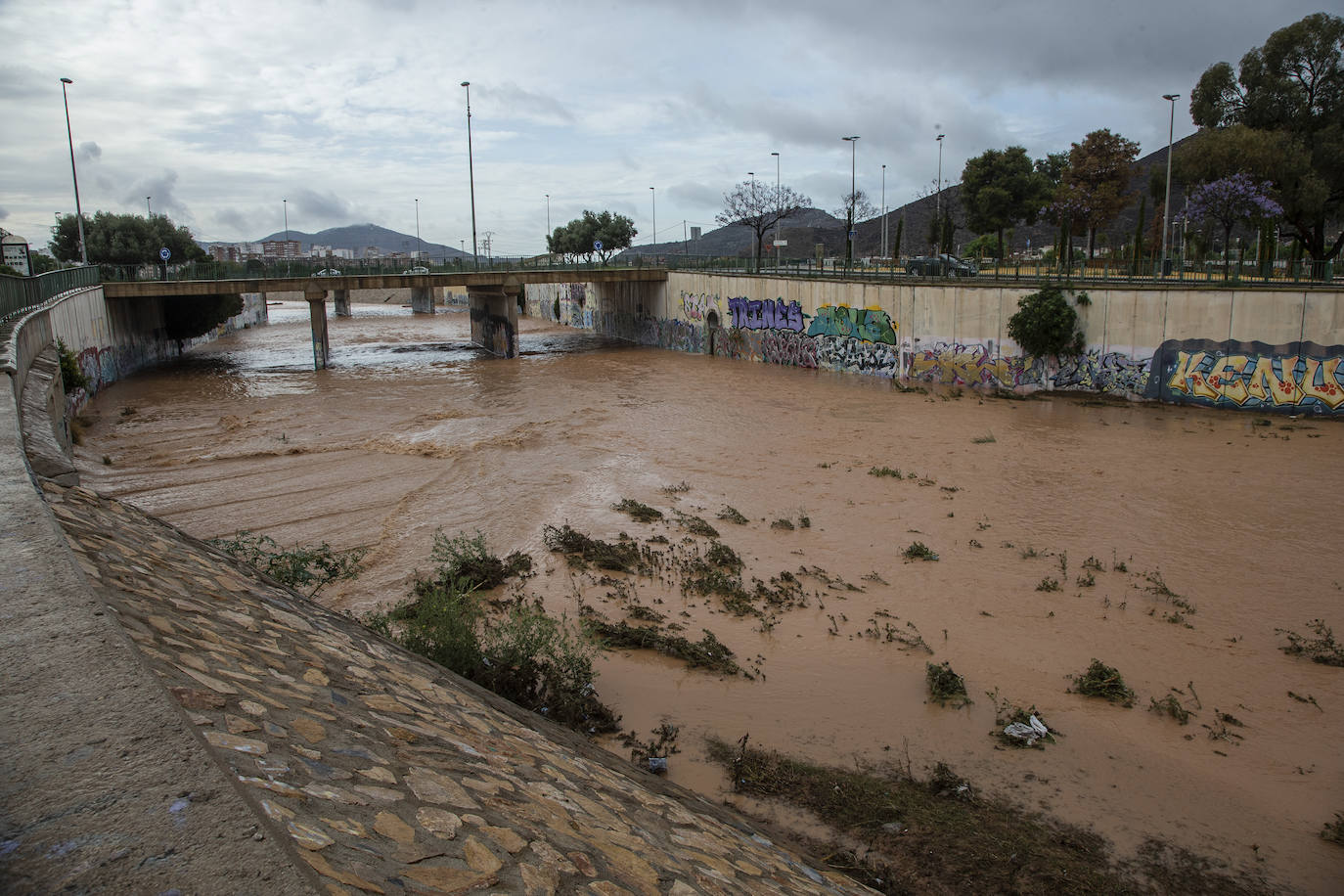 Los efectos de la DANA en Cartagena, en imágenes