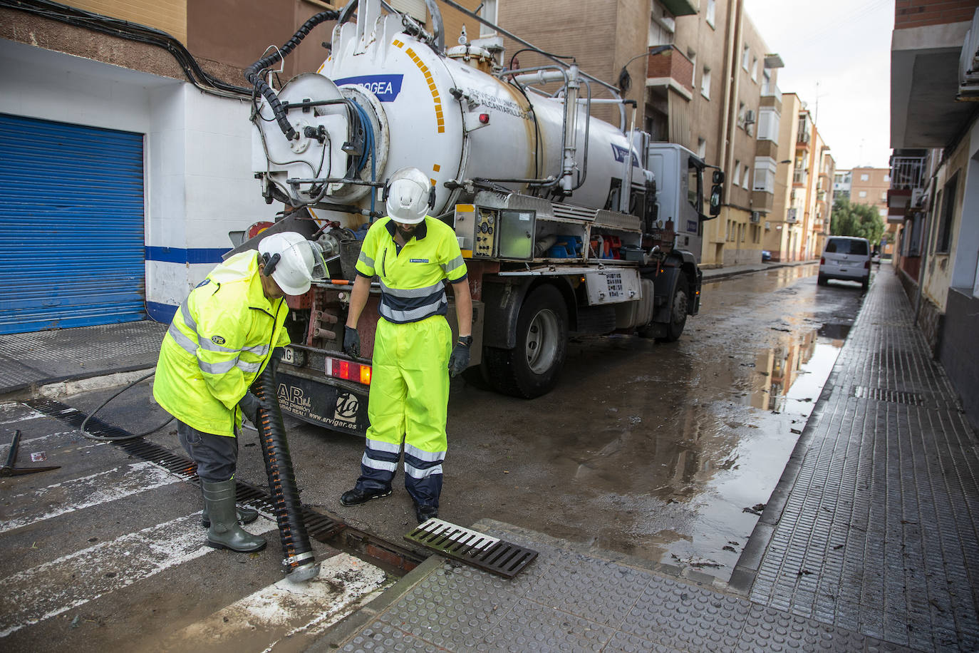 Los efectos de la DANA en Cartagena, en imágenes