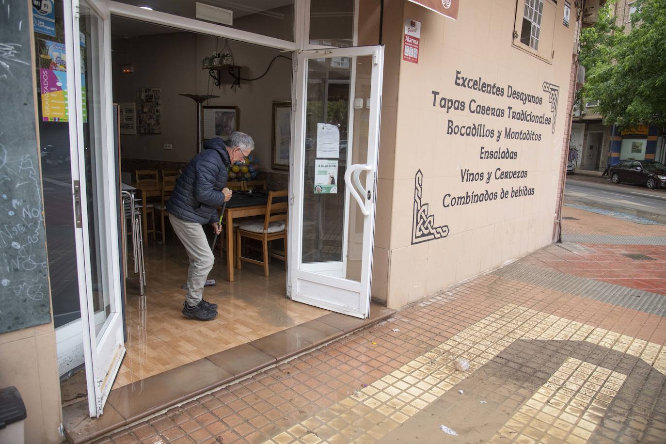 Los efectos de la DANA en Cartagena, en imágenes