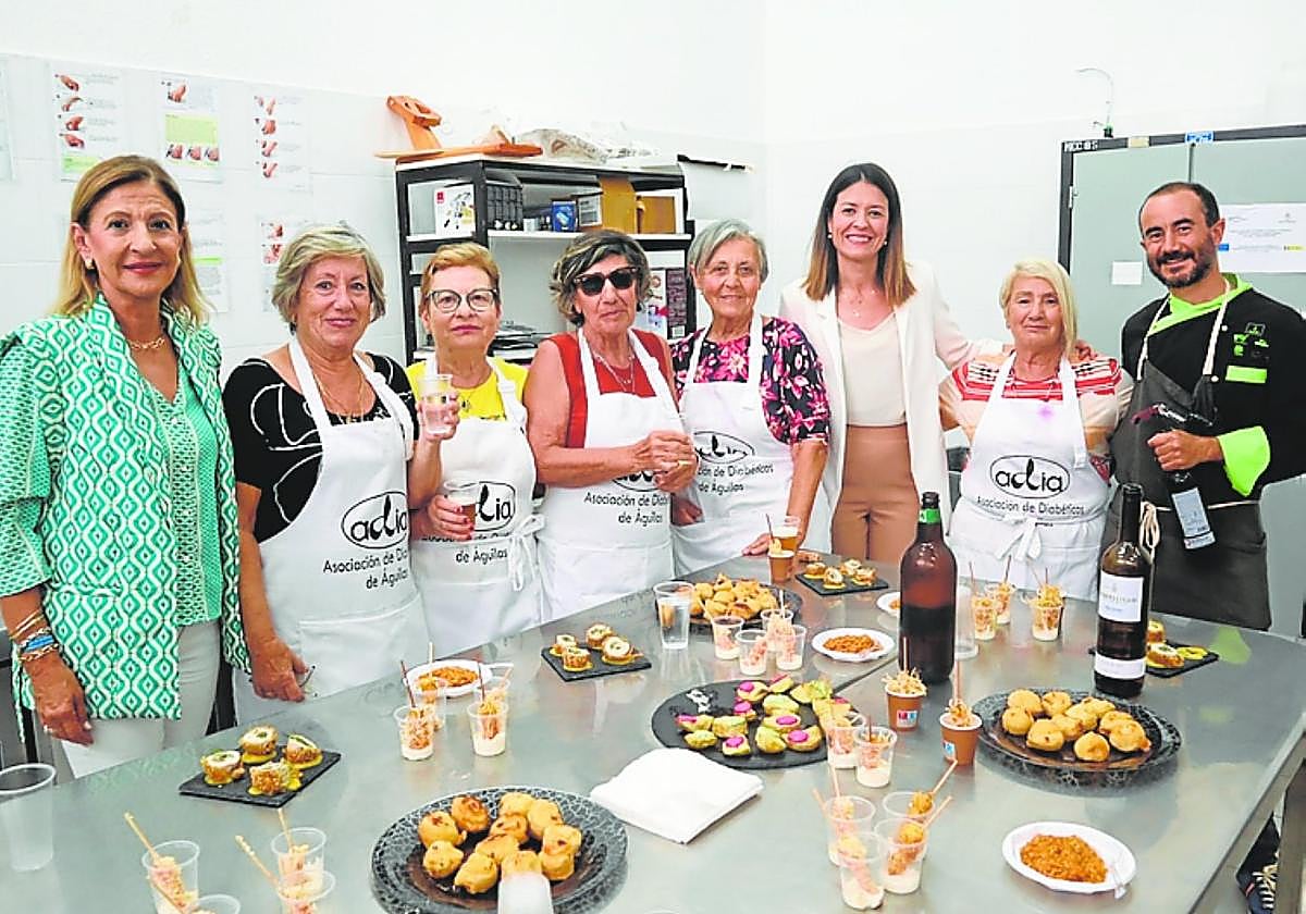 Curso de Cocina Gourmet organizado por ell Ayuntamiento y la Asociación de Diabéticos de Águilas.