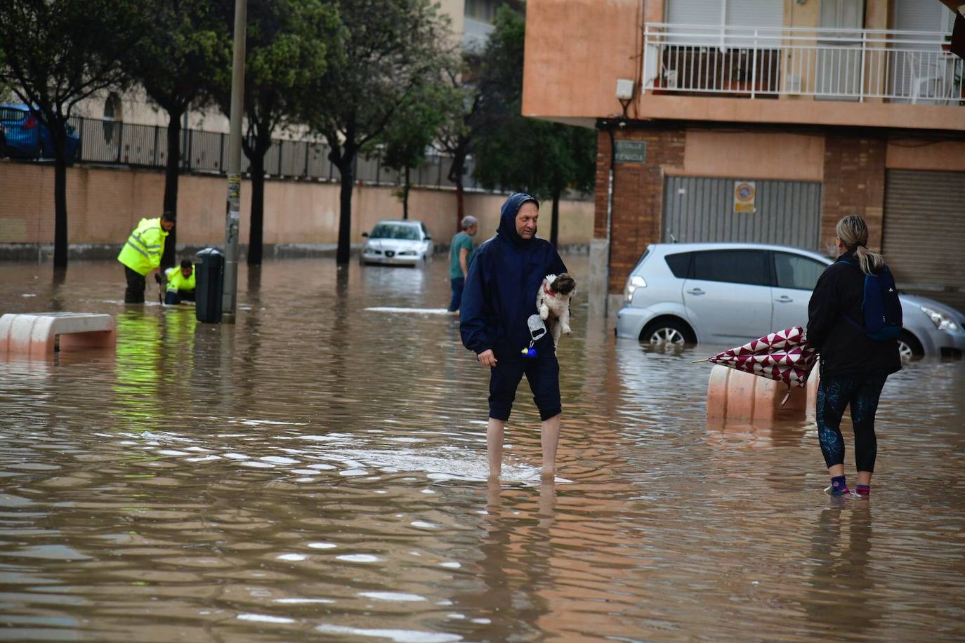 Los efectos de la DANA en Cartagena, en imágenes