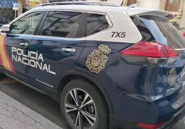 Vehículo de la Policía Nacional.