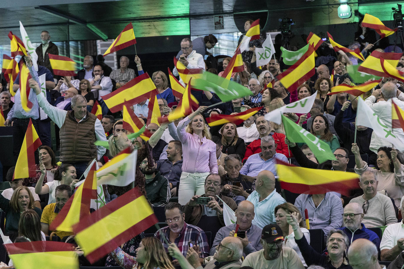 Las imágenes del mitin de Vox en Cartagena