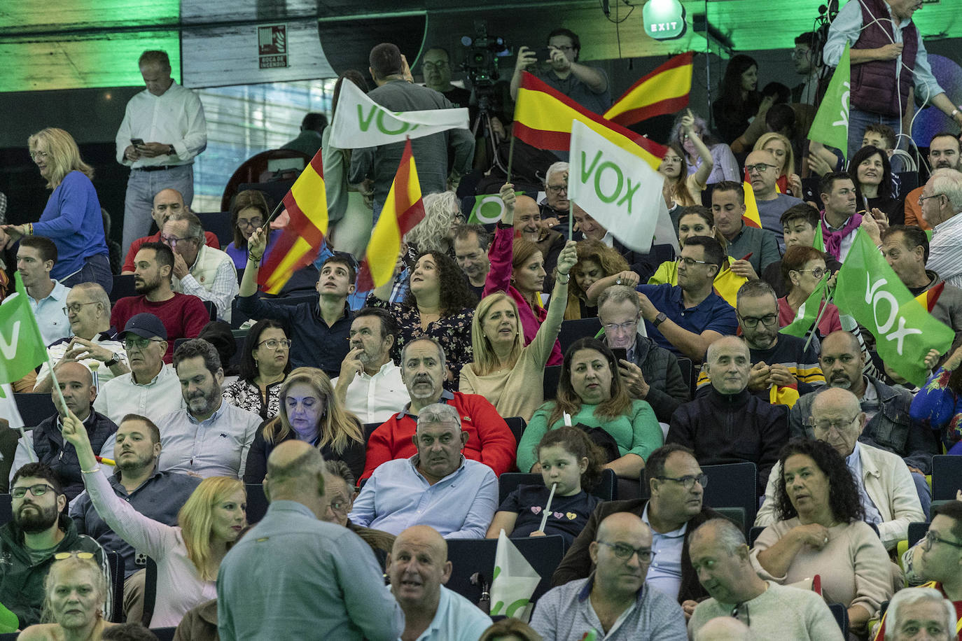 Las imágenes del mitin de Vox en Cartagena