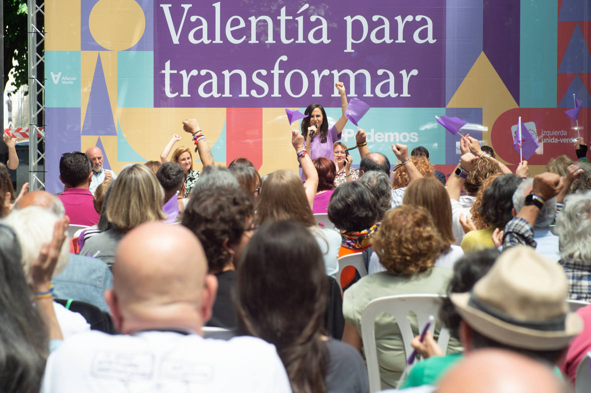 Visita de Ione Belarra a Murcia, en imágenes