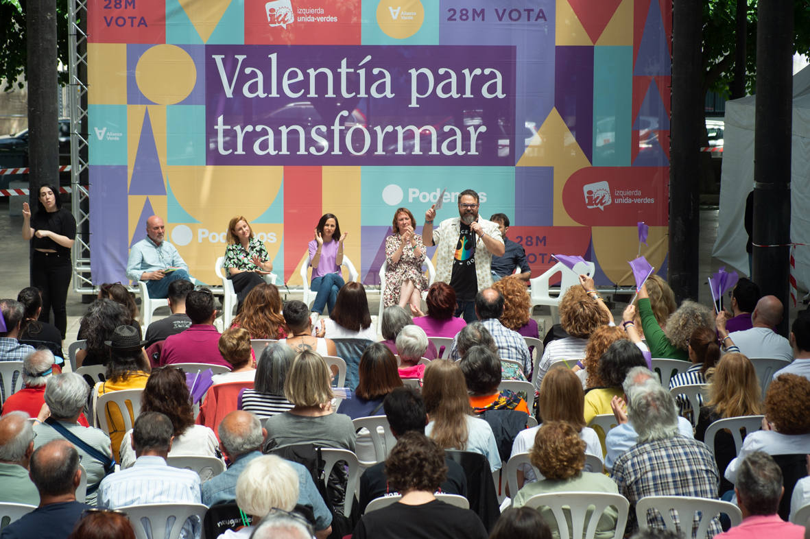 Visita de Ione Belarra a Murcia, en imágenes