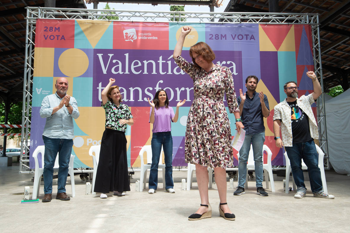 Visita de Ione Belarra a Murcia, en imágenes