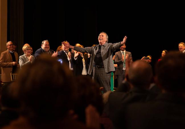 Joan Manuel Serrat, el pasado febrero en Orihuela.