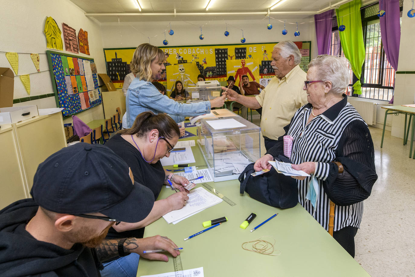 La jornada electoral, en imágenes