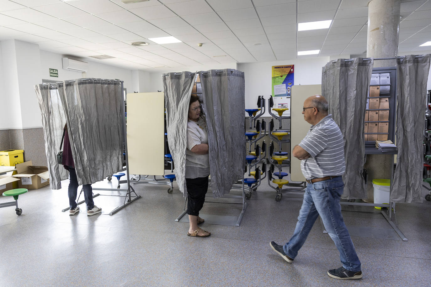 La jornada electoral, en imágenes