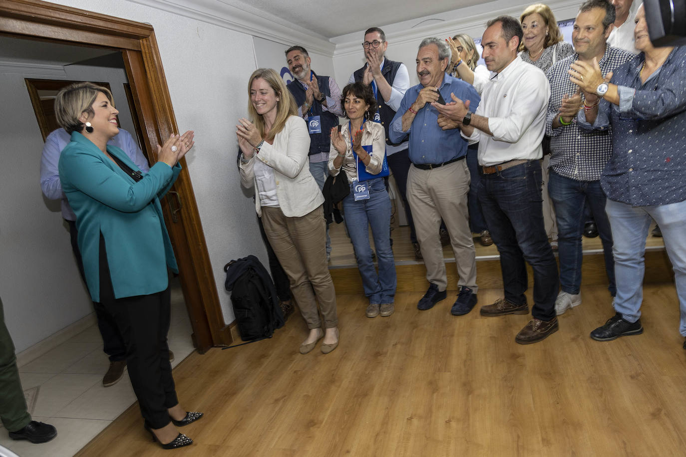 Celebración del PP de Cartagena tras ganar las elecciones