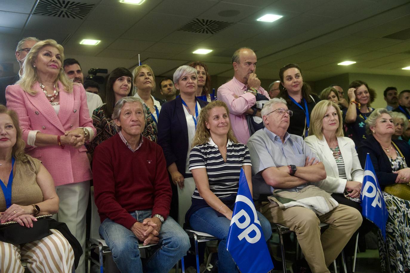 Celebración del PP tras los resultados electorales