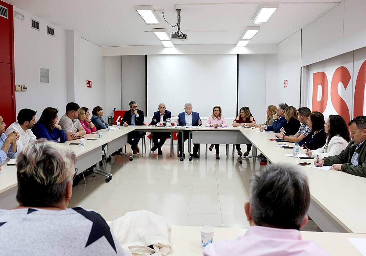 José Vélez preside la reunión de la Comisión Ejecutiva Regional.