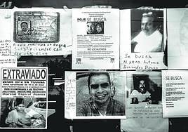 Desaparecidos en la frontera de Estados Unidos con México.