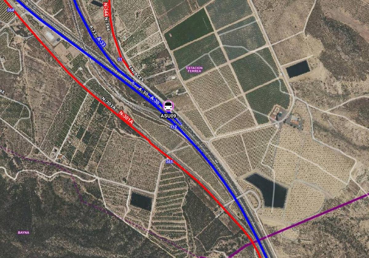 Punto geográfico donde ocurrieron los hechos.