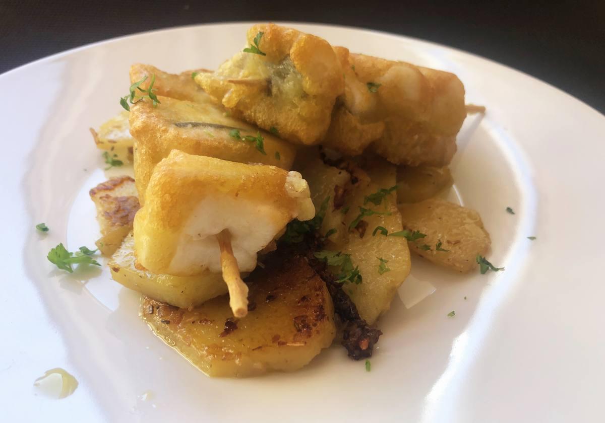 Bacalao en adobo de pimentón dulce