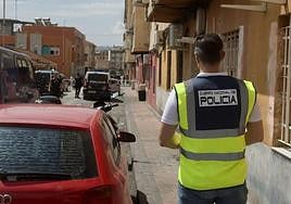 Un agente de la Policía Nacional, en una foto de archivo.