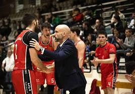 Jordi Juste, durante su última etapa en el banquillo del Navarra.