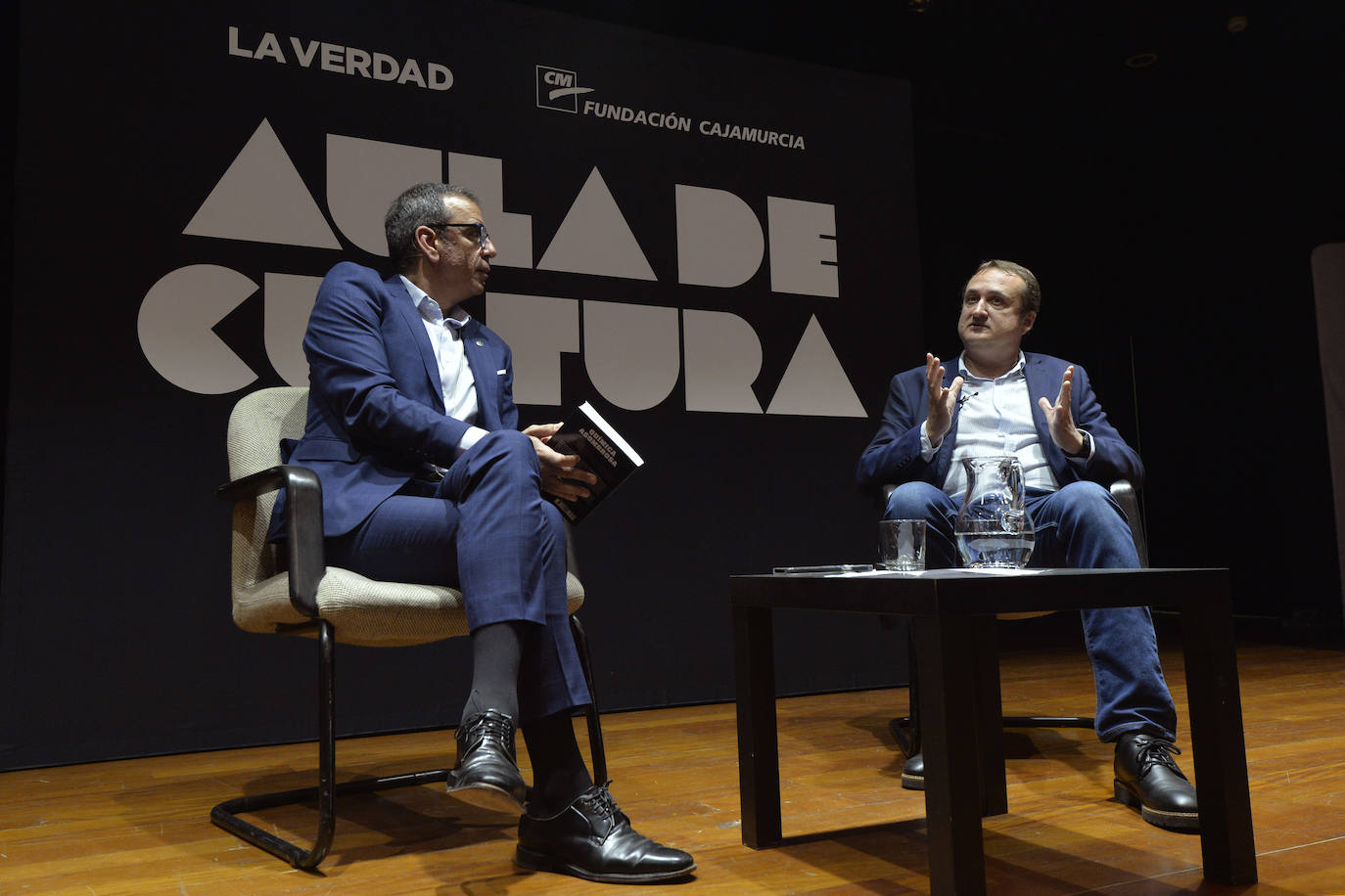 Daniel Torregrosa y López Nicolás, en el Aula de Cultura
