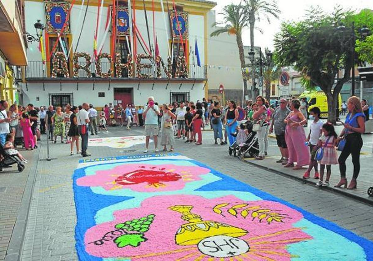 Imagen de archivo de las fiestas patronales de Archena en honor al Corpus Christi, en 2022.