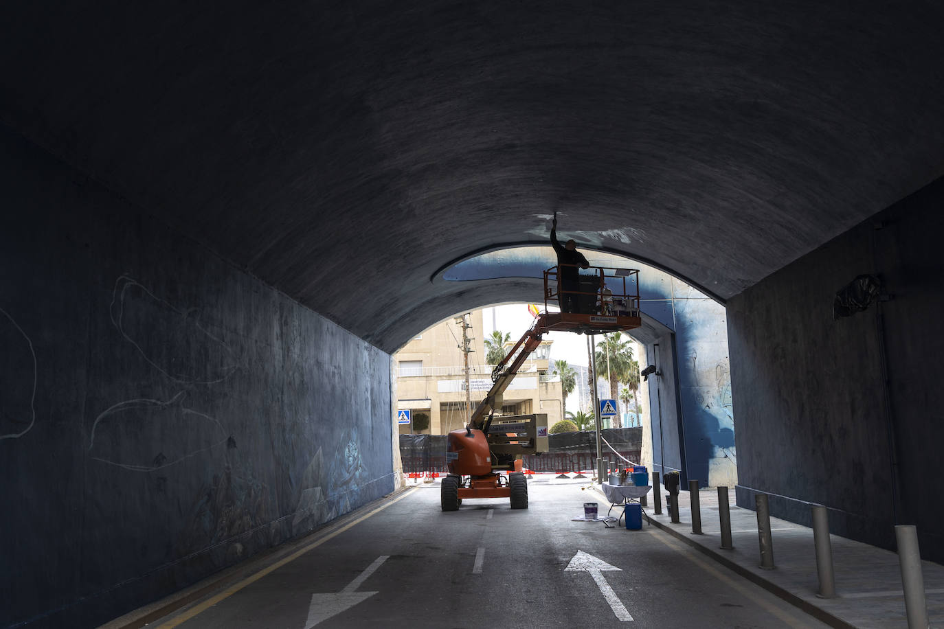 Las fotos de Pablo Sánchez del mural de Kraser en Cartagena