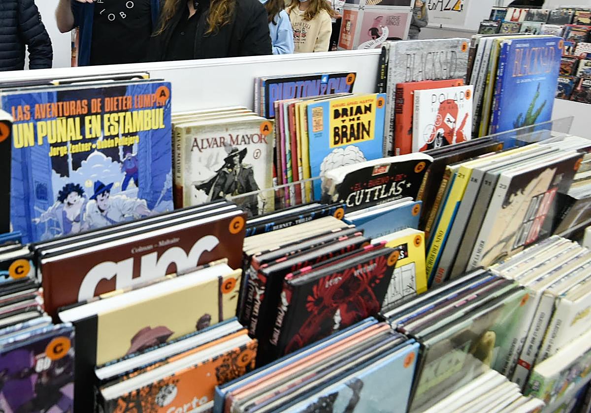 Cómics en la Biblioteca Regional de Murcia.