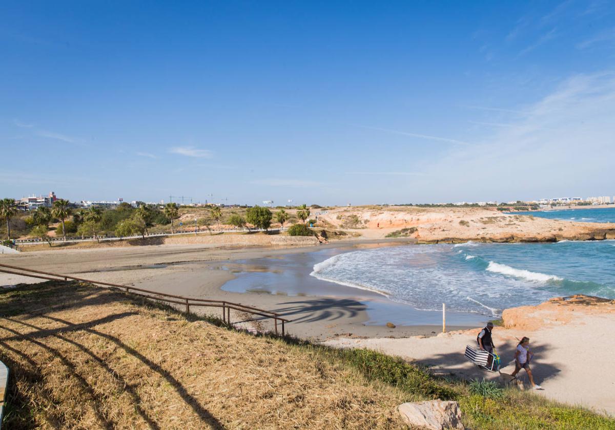 Obras en Cala Mosca.