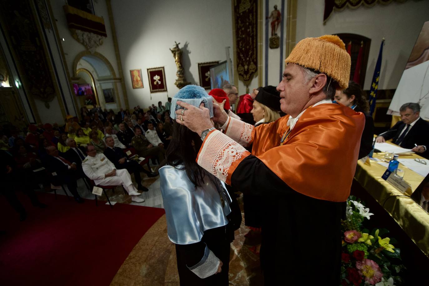 El acto de la UCAM por el día de San Antonio, en imágenes