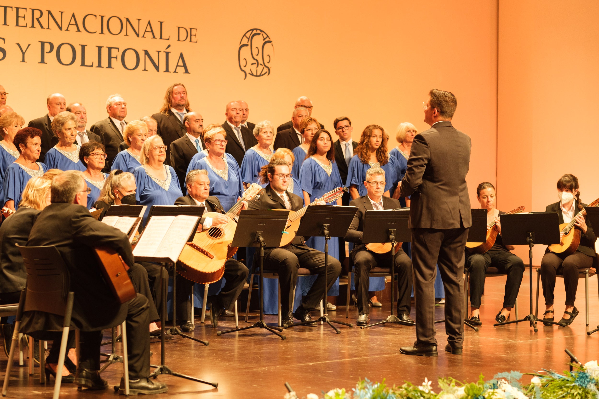 Actuación coral durante la pasada edición del certamen de habaneras.