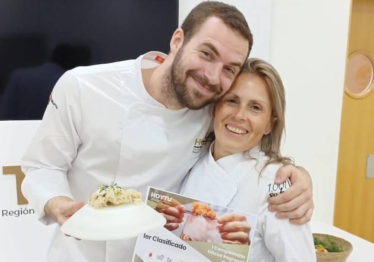 Miguel Hernández, del restaurante Por Herencia, con su tapa ganadora.