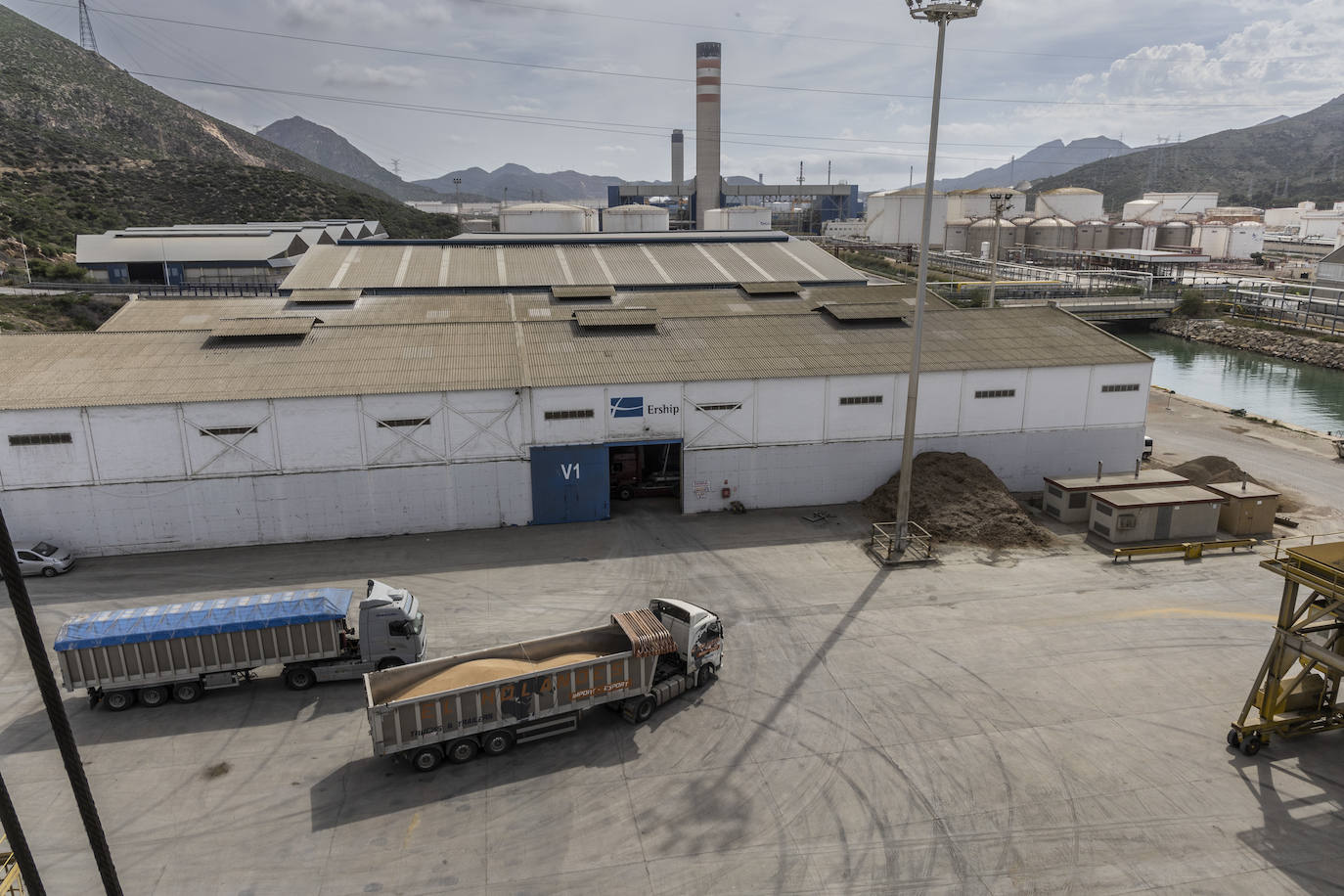El Puerto de Cartagena es el segundo de España que más cereal importa