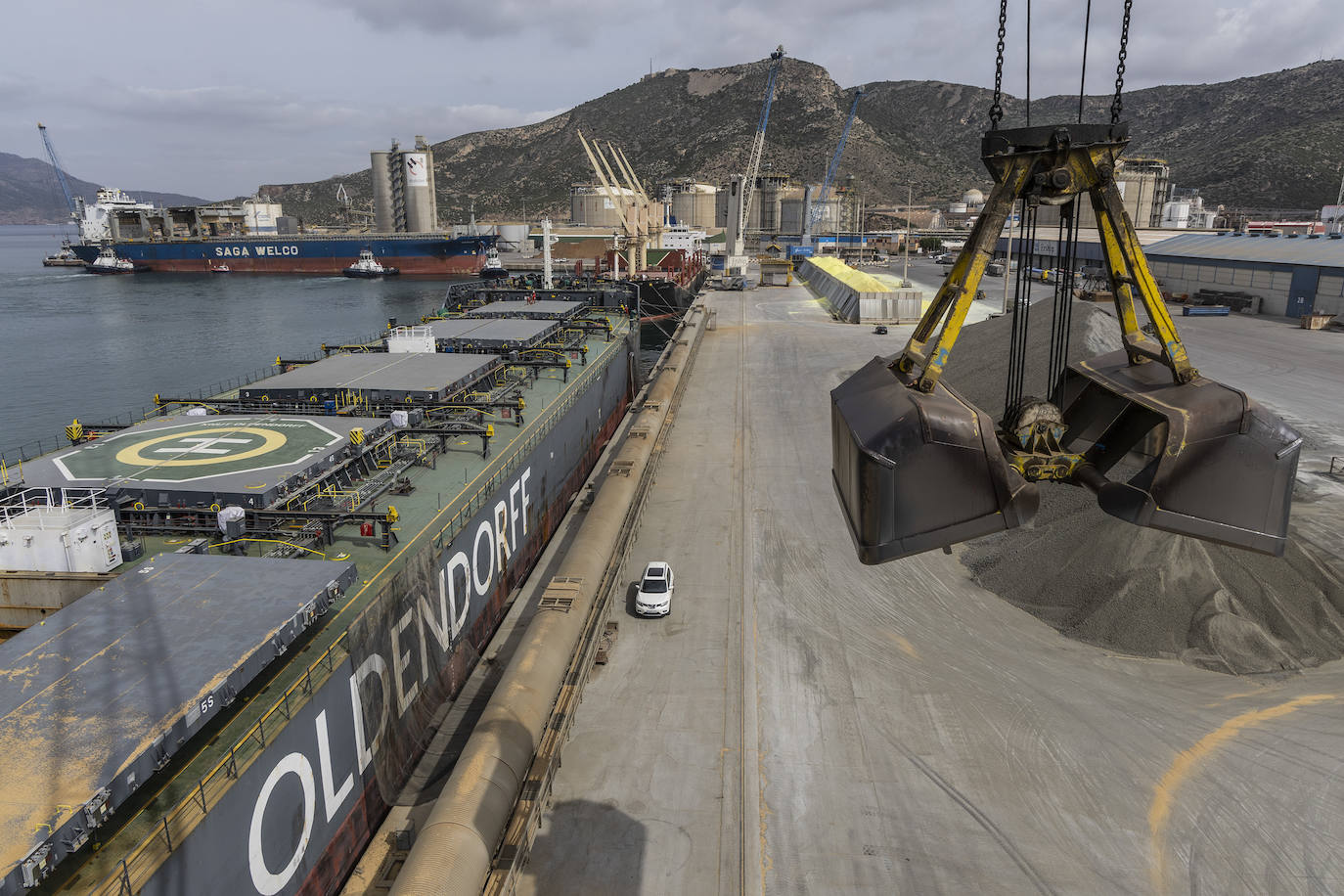 El Puerto de Cartagena es el segundo de España que más cereal importa