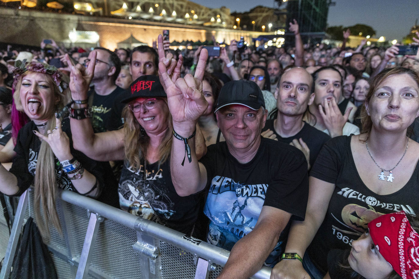 La primera noche del Rock Imperium, en imágenes