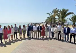 Presentación de los candidatos del PP al Congreso y Senado, este sábado en San Pedro del Pinatar.