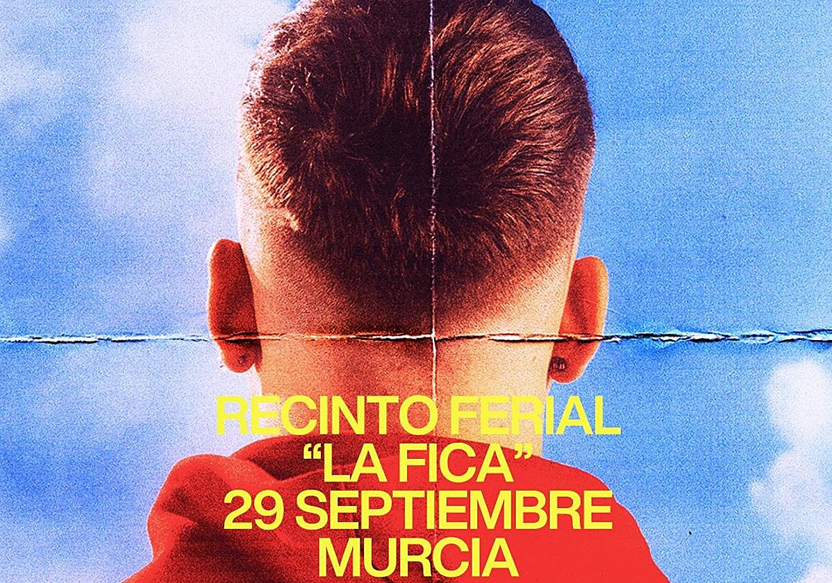 Detalle del cartel del concierto.