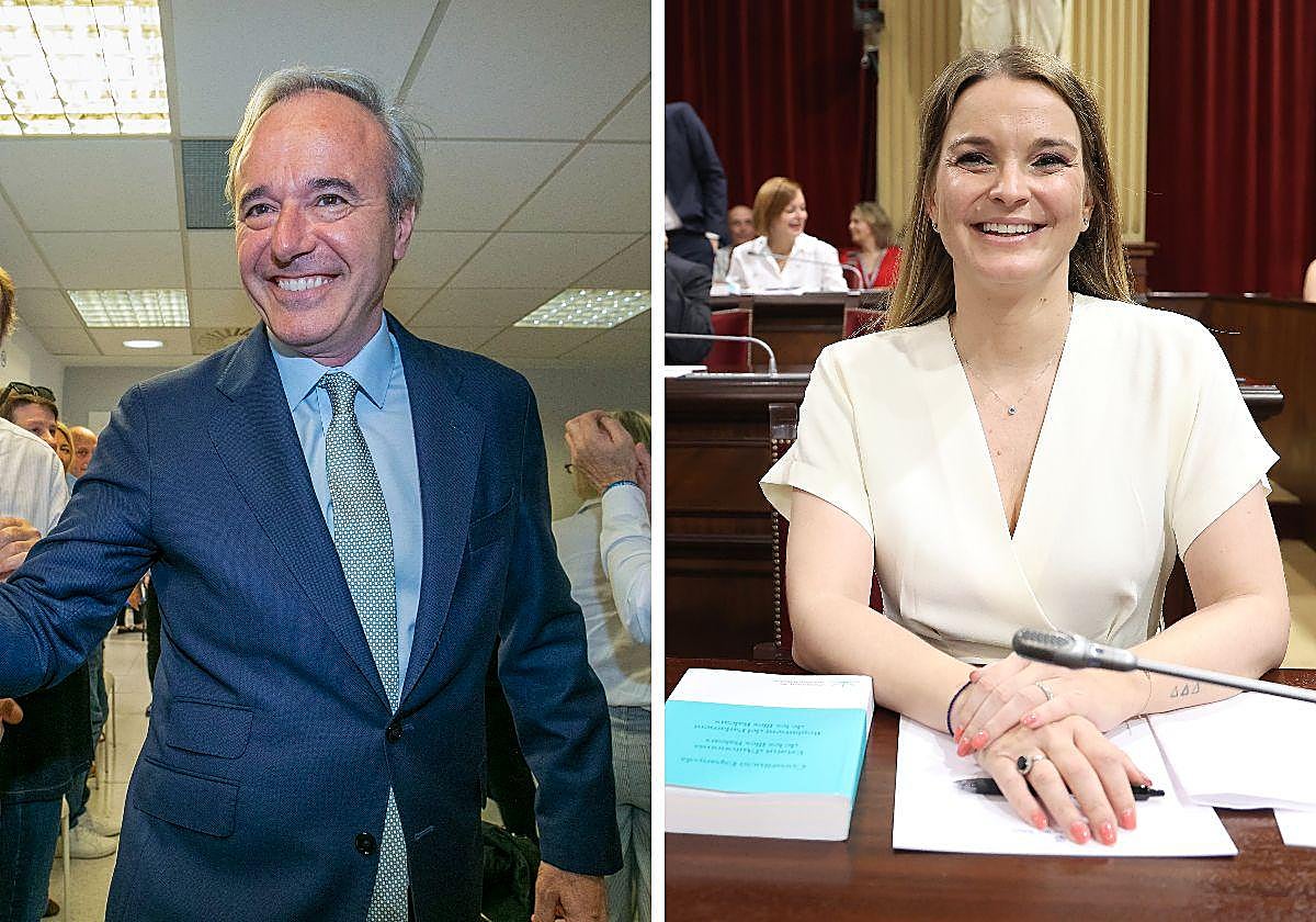 Jorge Azcón y Margarita Prohens.