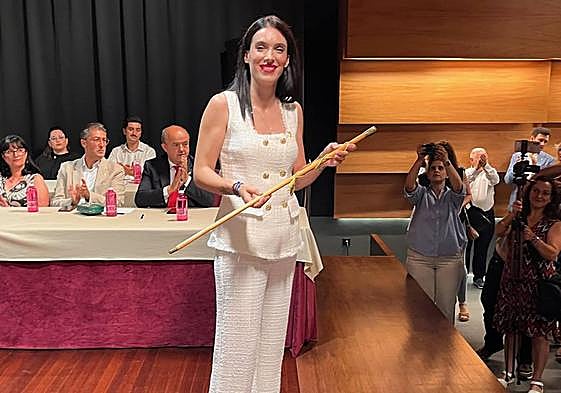 La nueva alcaldesa de Alhama, María Cánovas.