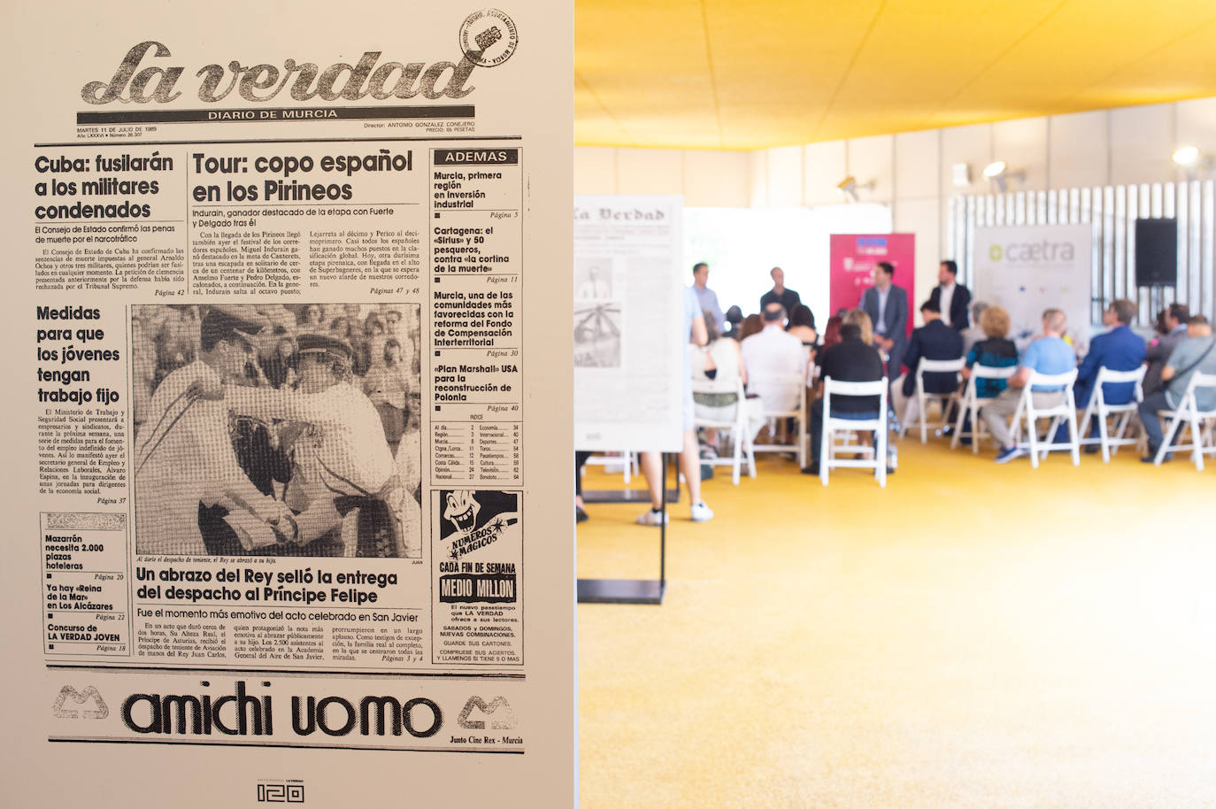 &#039;Expo 120 Aniversario&#039; de LA VERDAD en San Javier, en imágenes