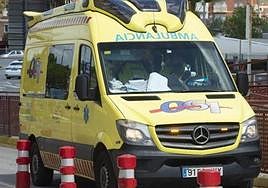 Una ambulancia del 061, en una imagen de archivo.