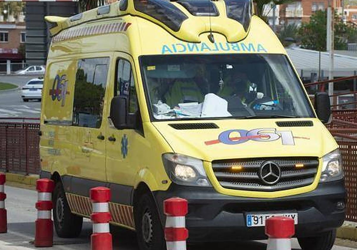 Una ambulancia del 061, en una imagen de archivo.