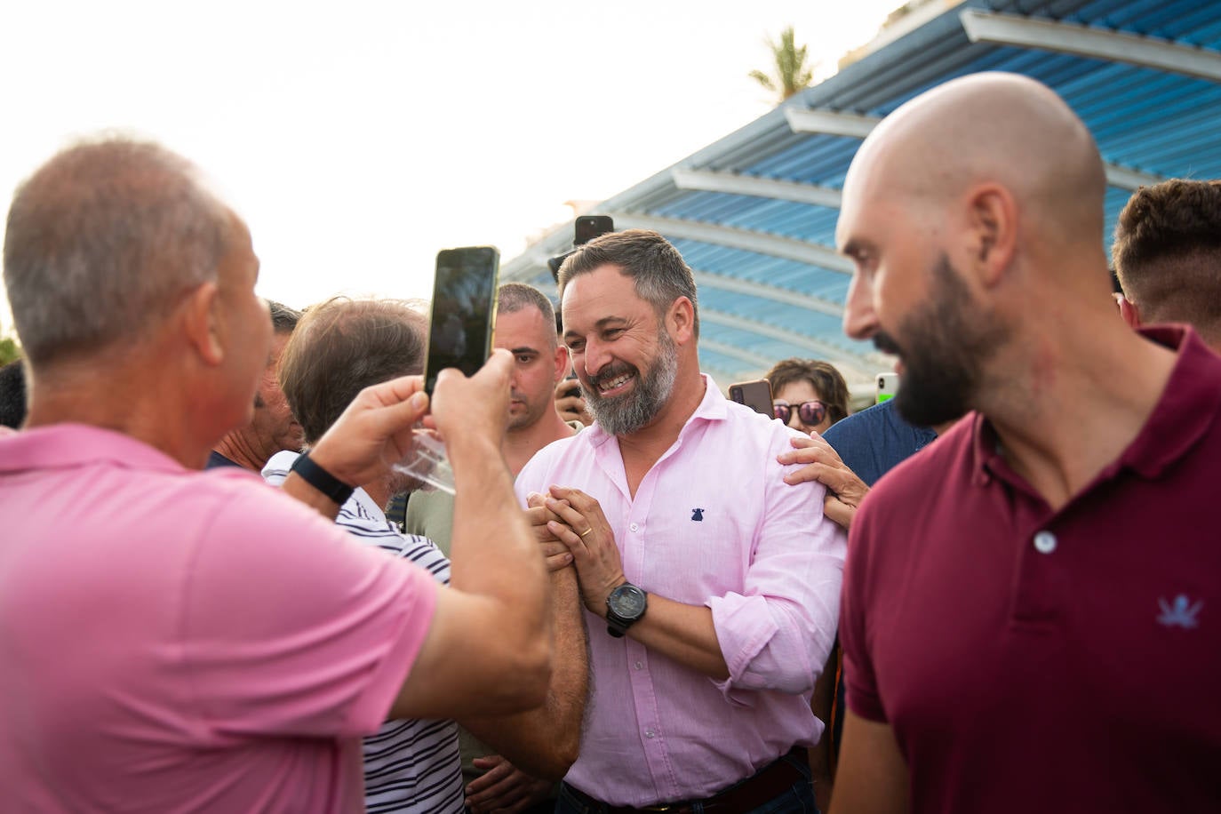 Las imágenes de la visita de Santiago Abascal a Torrevieja